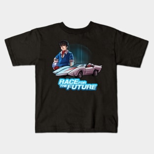 Race To The Future Artwork Kids T-Shirt